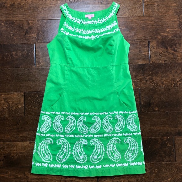 lilly pulitzer green dress